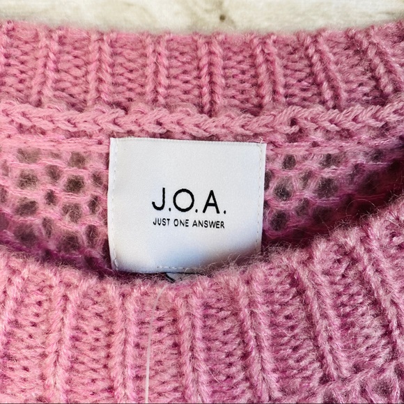 JOA loose knit striped sweater NWT - Picture 2 of 7